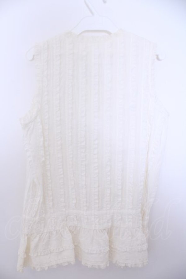 画像3: INGEBORG / フリルベスト  オフシロ O-26-01-29-1087-LO-TO-IG-OS (3)