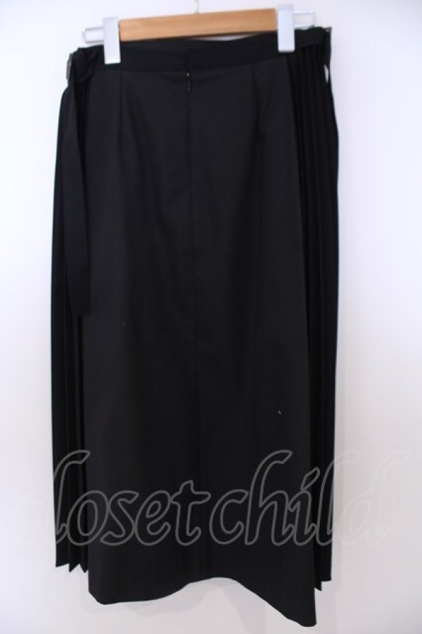 画像4: INGEBORG / サイドプリーツミディスカート 3(9号) クロ O-26-01-29-1089-LO-SK-IG-OS (4)