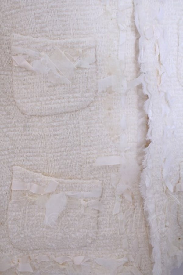 画像2: INGEBORG / ツイード千鳥格子ジャケット 9 アイボリー O-26-01-29-1090-LO-JA-IG-OS (2)