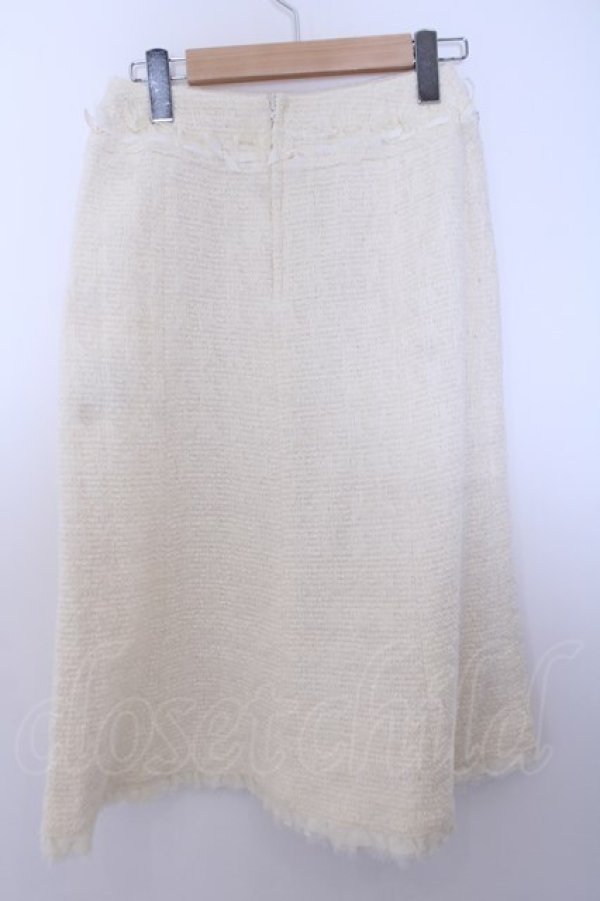 画像3: INGEBORG / ツイード千鳥格子スカート  アイボリー O-26-01-29-1091-LO-SK-IG-OS (3)