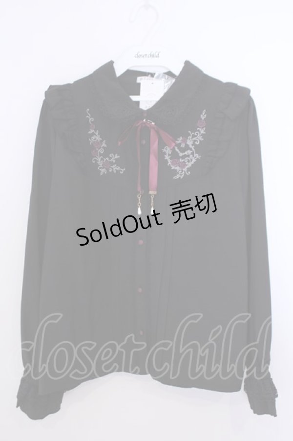 画像1: axes femme / 【my axes】ブラウス M クロ O-26-01-29-1012-AX-BL-OW-OS (1)