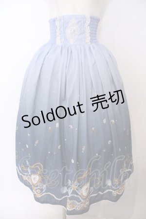 画像: axes femme / 海グラデ柄ワンピース M ブルー O-26-01-29-1015-AX-OP-OW-OS