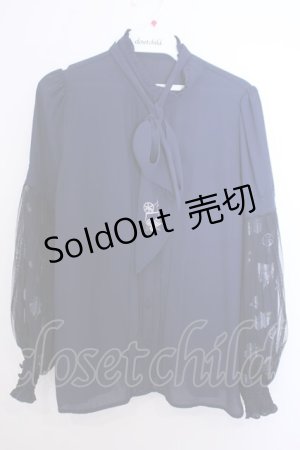 画像: axes femme / 眠れる森の美女ブラウス M ネイビー O-26-01-29-1018-AX-BL-OW-OS