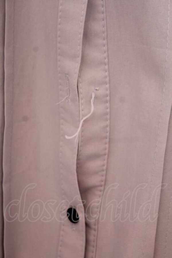 画像2: axes femme / タイ付きフレームローズ刺繍ブラウス F ラベンダー O-26-01-29-1024-AX-BL-OW-OS (2)