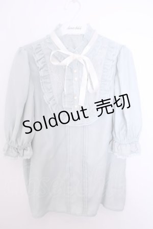 画像: axes femme / ヨークレースドットドビーブラウス M ミントグリーン O-26-01-29-1030-AX-BL-OW-OS