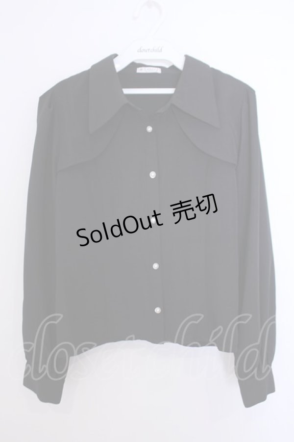 画像1: axes femme / パールチェーンセットブラウス【チェーン欠品】 F クロ O-26-01-29-1033-AX-BL-OW-OS (1)