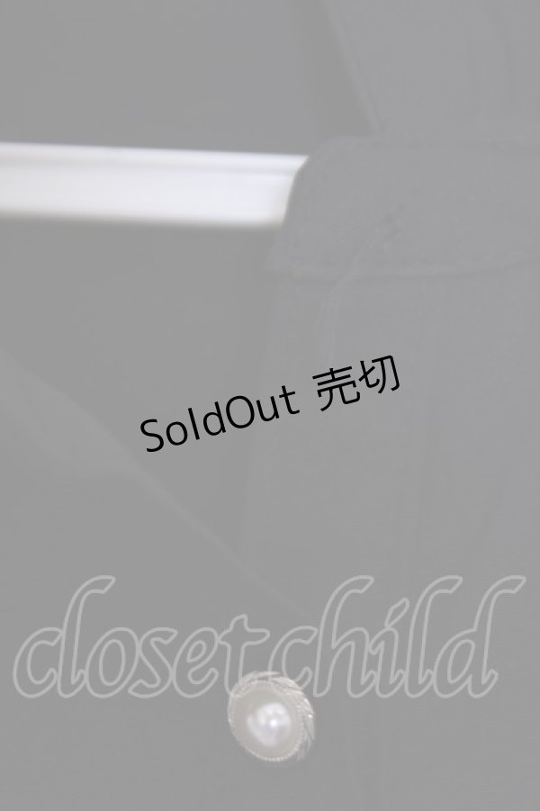 画像2: axes femme / パールチェーンセットブラウス【チェーン欠品】 F クロ O-26-01-29-1033-AX-BL-OW-OS (2)