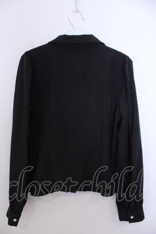 画像3: axes femme / パールチェーンセットブラウス【チェーン欠品】 F クロ O-26-01-29-1033-AX-BL-OW-OS (3)