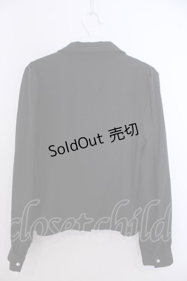 画像3: axes femme / パールチェーンセットブラウス【チェーン欠品】 F クロ O-26-01-29-1033-AX-BL-OW-OS (3)