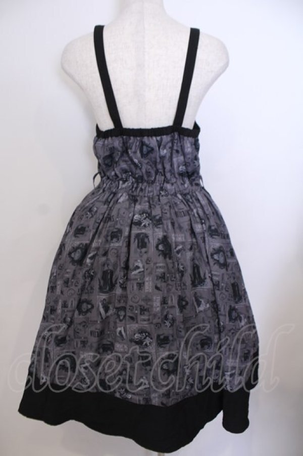 画像3: axes femme POETIQUE / ディズニーヴィランズ/ワンピース M クロ O-26-01-29-1036-AX-OP-OW-OS (3)