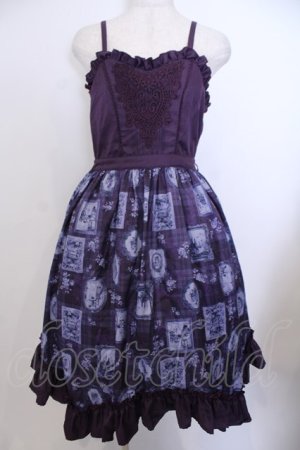 画像: axes femme POETIQUE / ゴシックフレームワンピース M パープル O-26-01-29-1039-AX-OP-OW-OS