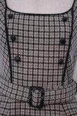 画像2: Victorian maiden / シャーロックチェックジャンパースカート  グレー O-26-01-29-001-CL-OP-OW-OS (2)