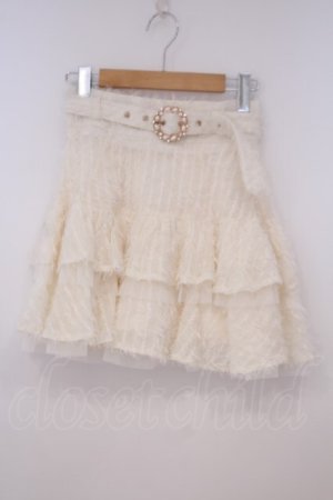 画像: couture BY ROJITA / フェザーティアードミニスカート  オフシロ O-26-01-29-005-LO-PA-IG-OS