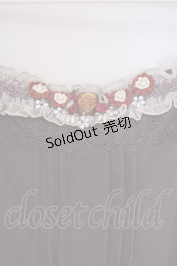 画像2: axes femme / ギャザーシフォンキャミソール M ブラウン O-26-01-29-064-AX-TO-OW-OS (2)