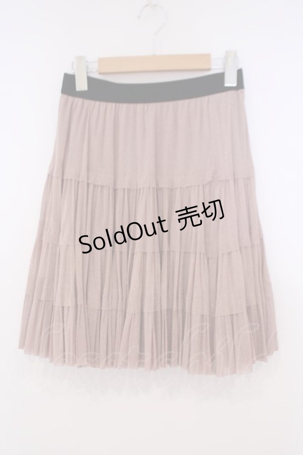 画像1: axes femme / ラメチュールスカート M ピンクO-26-01-29-067-AX-SK-OW-ZT586 (1)