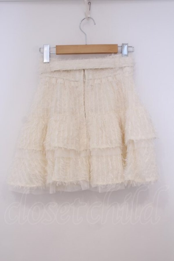 画像3: couture BY ROJITA / フェザーティアードミニスカート  オフシロ O-26-01-29-005-LO-PA-IG-OS (3)