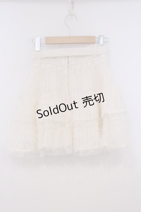 画像3: couture BY ROJITA / フェザーティアードミニスカート  オフシロ O-26-01-29-005-LO-PA-IG-OS (3)