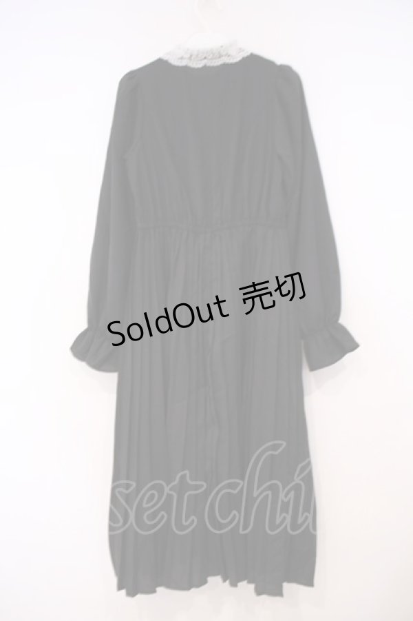 画像3: m petit by misako / AM*レースエリプリーツワンピース S クロ O-26-01-29-073-LO-OP-OW-ZT0131B (3)