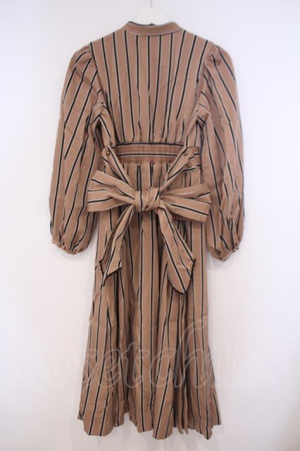 画像3: Maison de FLEUR Petite Robe canone / ニナのお茶会ワンピース S ベージュ O-26-01-29-075-EL-OP-OW-OS (3)