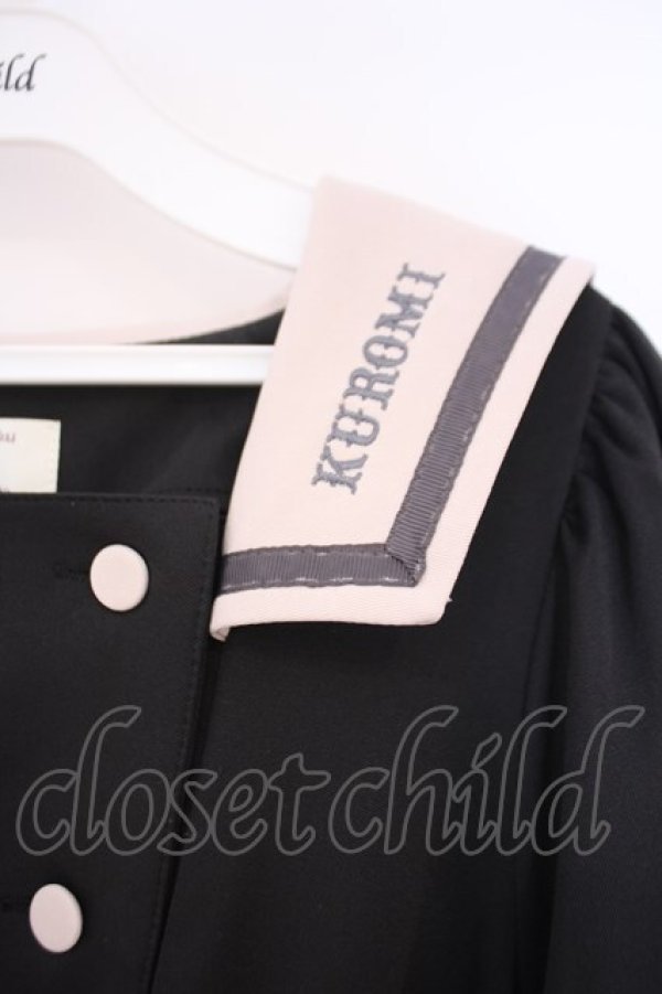 画像2: m petit by misako / サンリオキャラクターズコラボ クロミセーラーワンピース S クロ O-26-01-29-080-LO-OP-OW-OS (2)