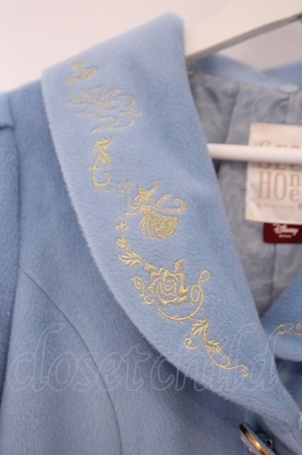 画像2: Secret Honey / ティアラ・オブ・ドリーム コート（オーロラ姫ver.） 2 サックス O-26-01-29-082-CA-CO-OW-ZT0131B (2)