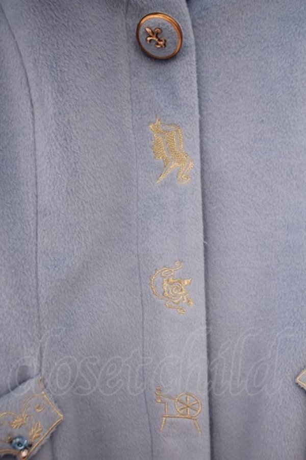 画像3: Secret Honey / ティアラ・オブ・ドリーム コート（オーロラ姫ver.） 2 サックス O-26-01-29-082-CA-CO-OW-ZT0131B (3)