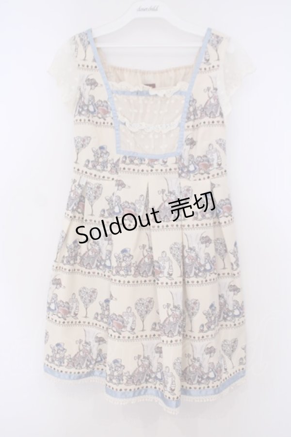 画像1: Secret Honey / レース切替ワンピース(アリスVer.) 2 アイボリー O-26-01-29-084-CA-SK-OW-OS (1)