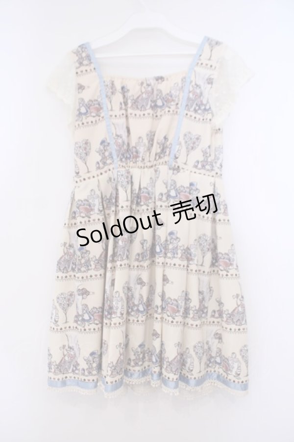 画像3: Secret Honey / レース切替ワンピース(アリスVer.) 2 アイボリー O-26-01-29-084-CA-SK-OW-OS (3)