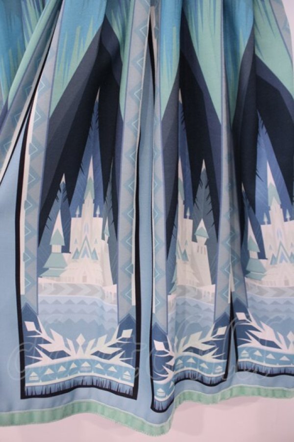 画像3: Secret Honey / アレンデールタペストリーワンピース(アナと雪の女王ver) 2 グリーン O-26-01-29-088-CA-OP-OW-OS (3)