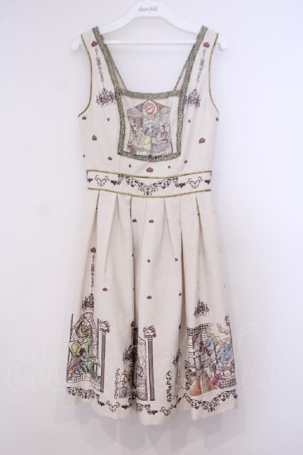 画像1: Secret Honey / ステンドグラスワンピース(ベルver) 2 アイボリー O-26-01-29-094-CA-OP-OW-OS (1)