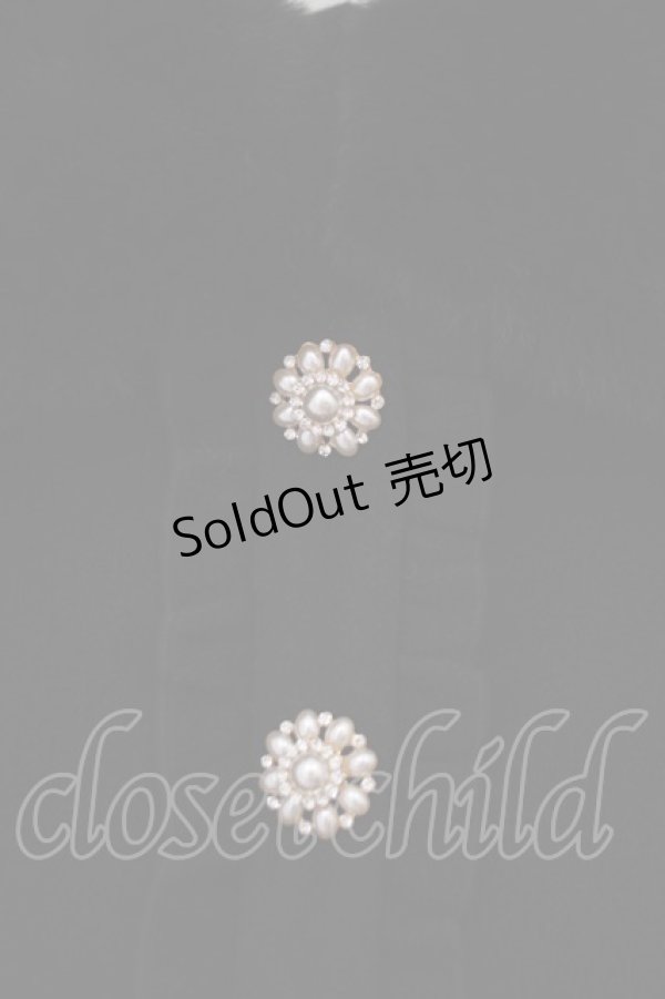 画像2: Rojita / ビジュ釦襟ファーコート F クロ O-26-01-29-009-LO-CO-OW-OS (2)