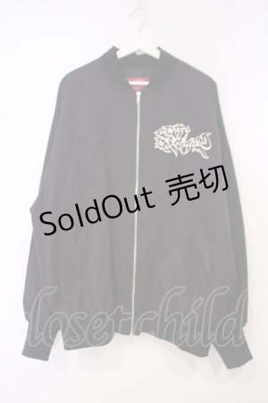 画像: Jamie エーエヌケー / ロゴブルゾン M クロ O-26-01-29-017-LO-JA-OW-OS