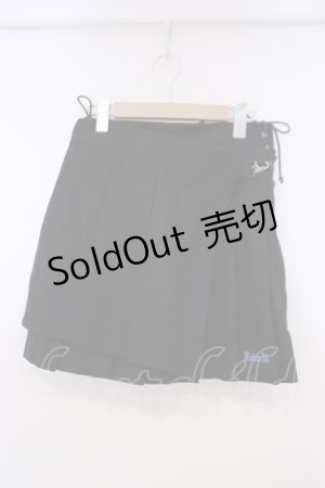 画像: UNION JACK / ラップ付きプリーツミニスカート  ブラック O-26-01-29-022-PU-SK-OW-OS