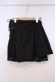 画像4: UNION JACK / ラップ付きプリーツミニスカート  ブラック O-26-01-29-022-PU-SK-OW-OS (4)