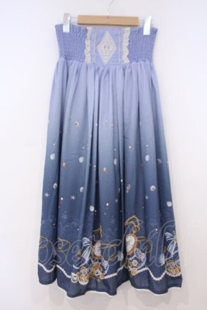 画像: axes femme / 海グラデ柄ワンピース M ブルー O-26-01-29-029-AX-OP-OW-OS