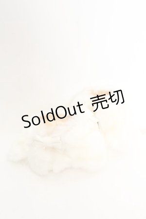 画像: BABY,THE STARS SHINE BRIGHT / ファーのポンポンリボンアンクルカバー  シロ O-26-01-30-047-BA-ZA-IG-OS