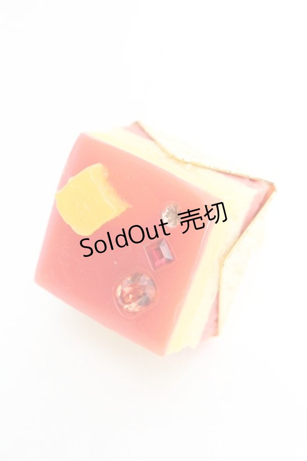 画像1: Q-pot. / Petit Cassis Cakeリング  カシス O-26-01-30-050-QP-AC-OW-ZT0204J (1)