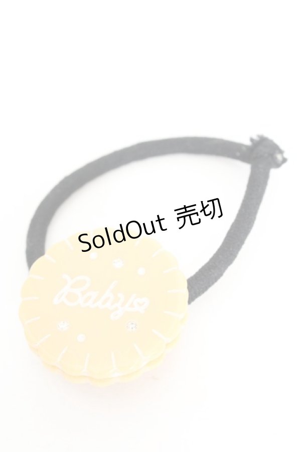 画像1: BABY,THE STARS SHINE BRIGHT / メリィスウィートクッキーヘアゴム  ベージュ O-26-01-30-051-BA-AC-OW-OS (1)