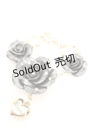 画像: metamorphose / ローズブレスレット  クロ O-26-01-30-054-ME-AC-OW-OS