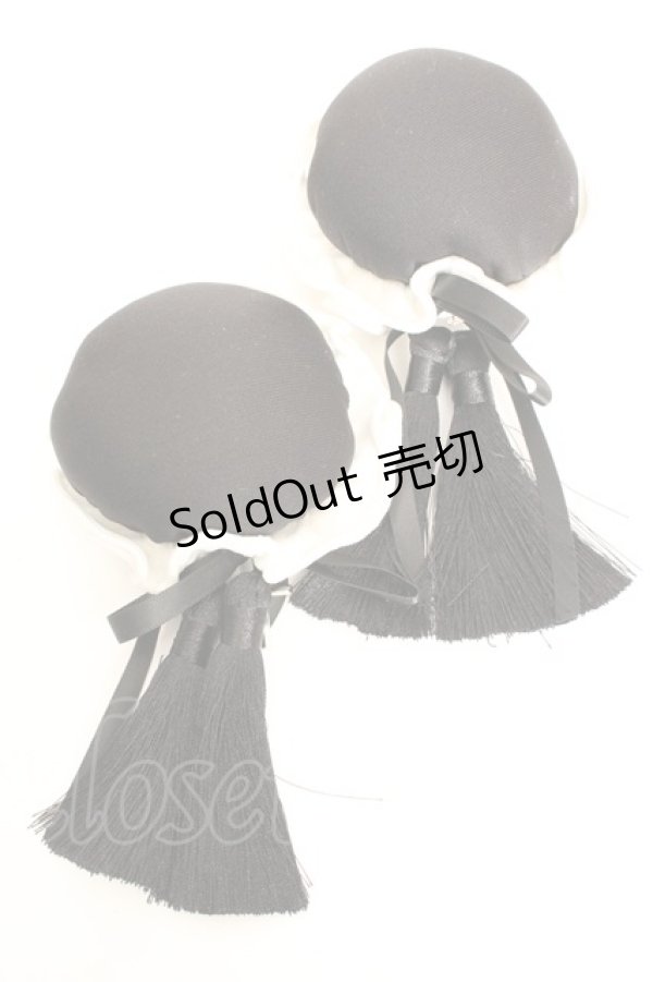 画像1: Jamie エーエヌケー / ジャージおだんごカバー  クロ O-26-01-30-059-LO-AC-OW-ZT610-F001 (1)