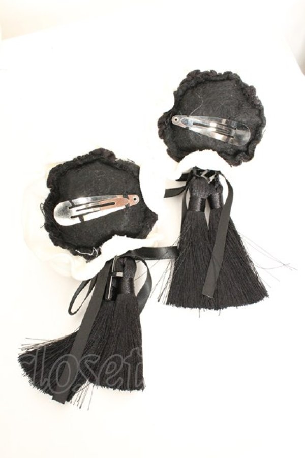 画像2: Jamie エーエヌケー / ジャージおだんごカバー  クロ O-26-01-30-059-LO-AC-OW-OS (2)