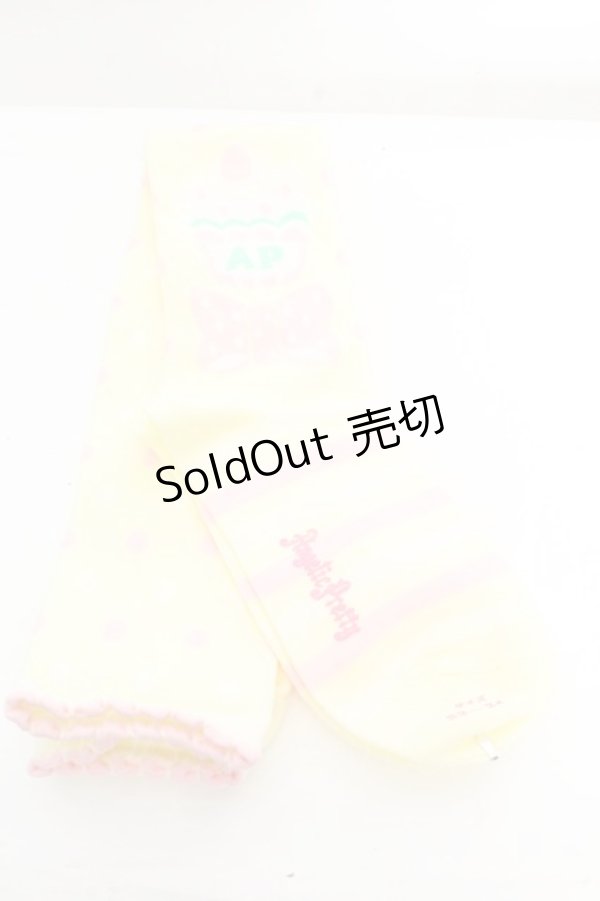 画像1: Angelic Pretty / ホイップマジックオーバーニーソックス  イエロー O-26-01-30-062-AP-ZA-OW-OS (1)