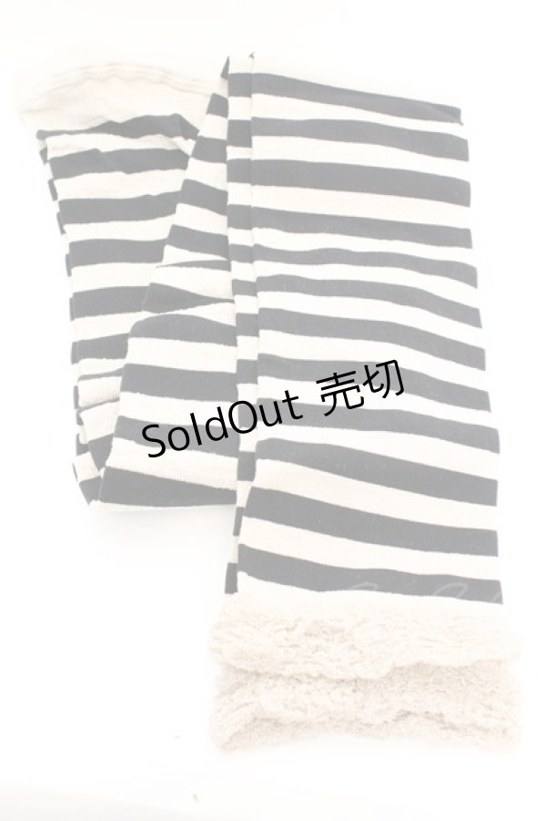 画像1: Emily Temple cute / ラメボーダーレギンス  シャンパンゴールド×クロ O-26-01-30-075-ET-ZA-OW-OS (1)