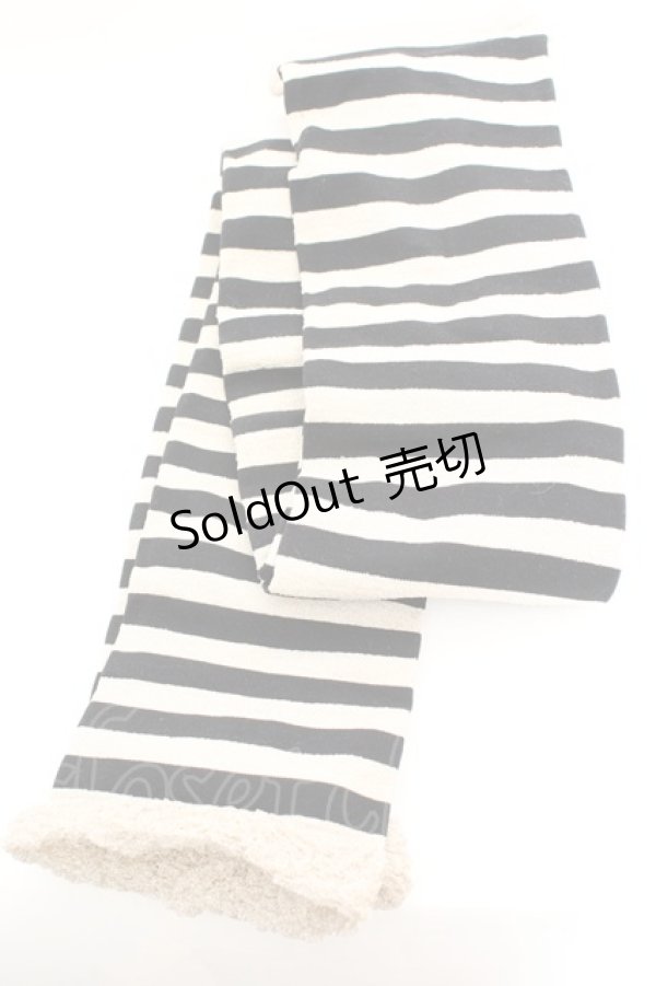 画像2: Emily Temple cute / ラメボーダーレギンス  シャンパンゴールド×クロ O-26-01-30-075-ET-ZA-OW-OS (2)