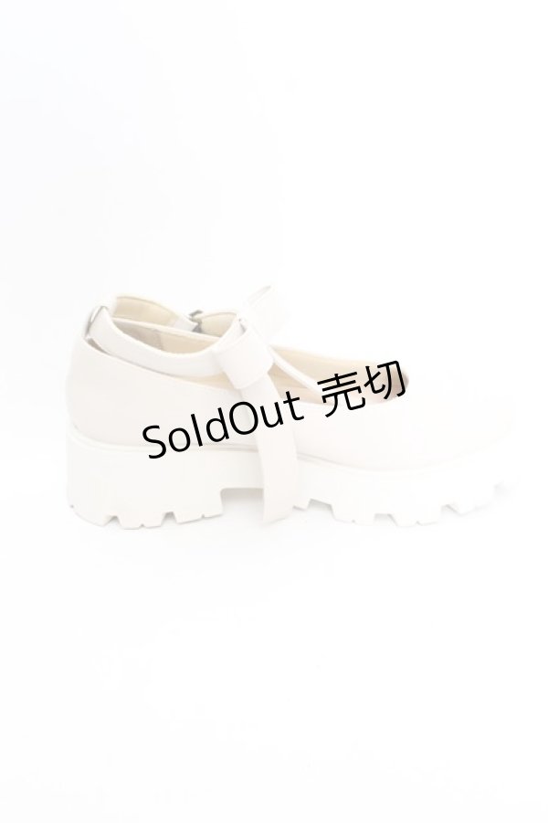 画像5: Fi.n.t / ビッグリボン厚底パンプス M アイボリー O-26-01-30-082-CA-SH-IG-ZT0204K (5)