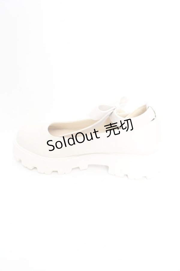 画像8: Fi.n.t / ビッグリボン厚底パンプス M アイボリー O-26-01-30-082-CA-SH-IG-ZT0204K (8)