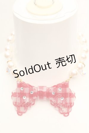 画像: BABY,THE STARS SHINE BRIGHT / メルティーヌパールネックレス  アカ O-26-01-30-086-BA-AC-OW-OS