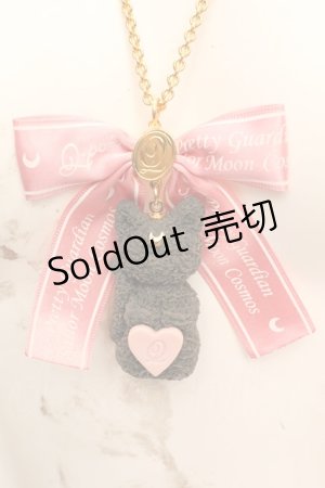 画像: Q-pot. / ルナ ハートフルシュガークッキー ネックレス  クロ×ピンク×ゴールド O-26-01-30-087-QP-AC-IG-OS