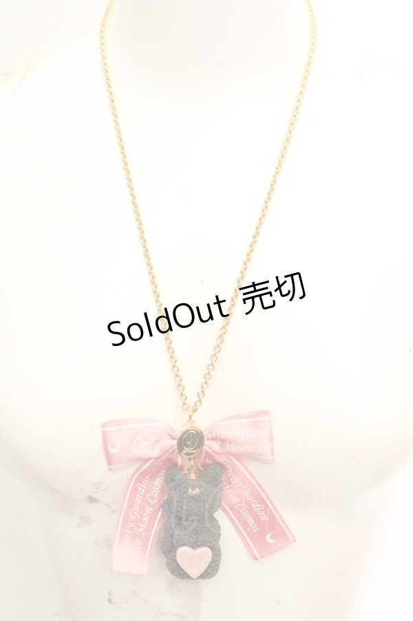 画像2: Q-pot. / ルナ ハートフルシュガークッキー ネックレス  クロ×ピンク×ゴールド O-26-01-30-087-QP-AC-IG-OS (2)