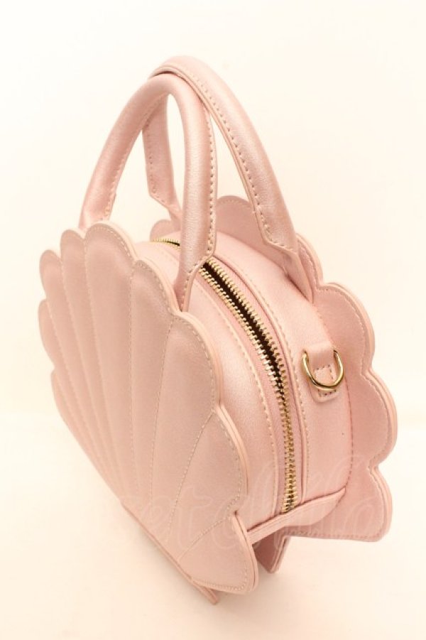 画像2: Maison de FLEUR / Ariel/シェルショルダーバッグ  ピンク O-26-01-30-089-LO-BG-OW-OS (2)